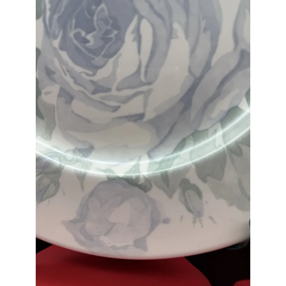 RARE Crate & Barrel Camden Garden Charger/Platter Kathleen Wills England Rose